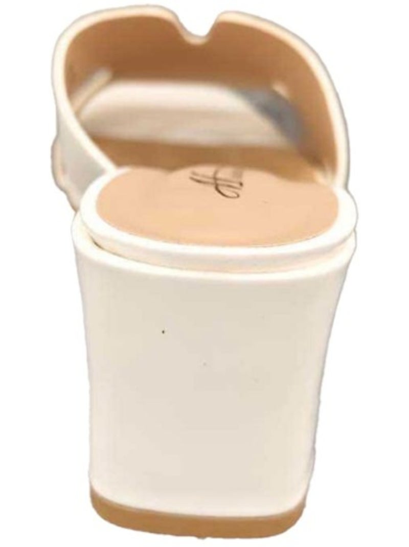 Sandali con tacco Kebello Bianco - Kiabi