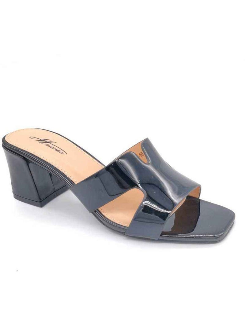 Sandali con tacco Kebello Nero Nero - Kiabi