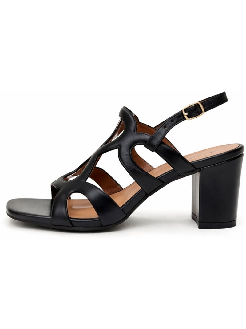 Sandali con tacco Kebello Nero Nero - Kiabi
