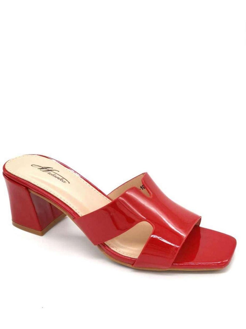 Sandali con tacco Kebello Rosso - Kiabi