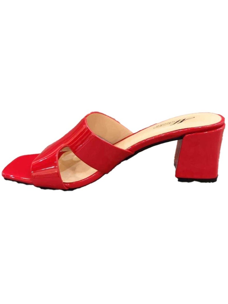 Sandali con tacco Kebello Rosso - Kiabi