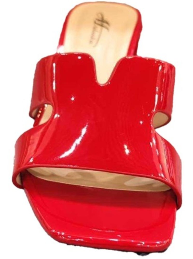 Sandali con tacco Kebello Rosso - Kiabi