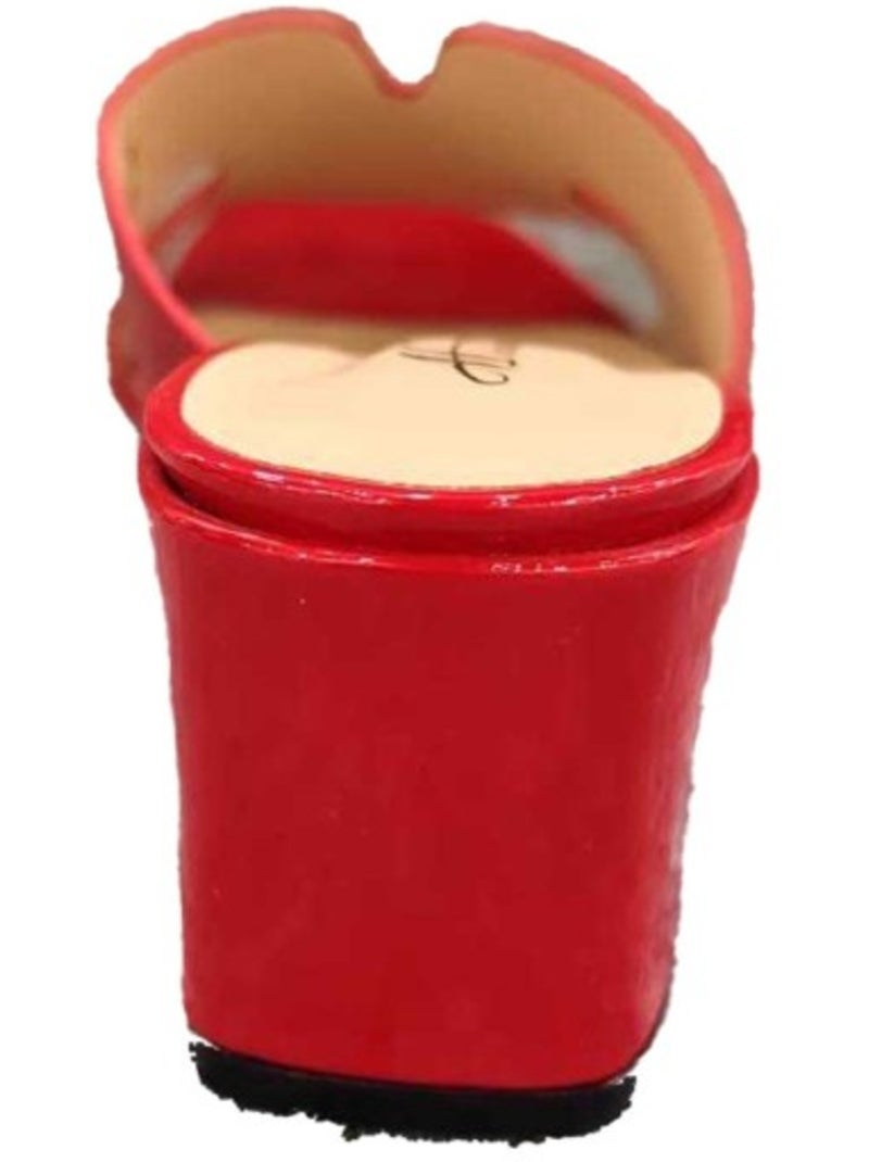 Sandali con tacco Kebello Rosso - Kiabi