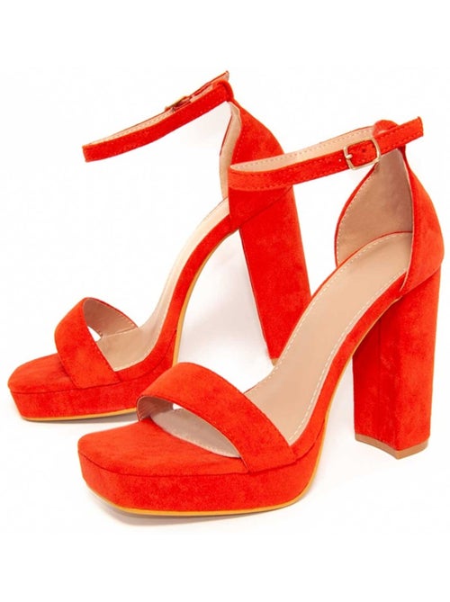 Sandali Con Tacco Materiale Sintetico Montevita - Kiabi