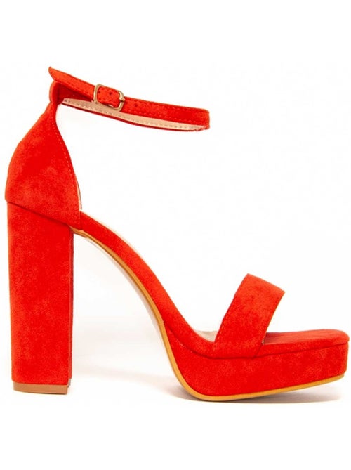 Sandali Con Tacco Materiale Sintetico Montevita - Kiabi