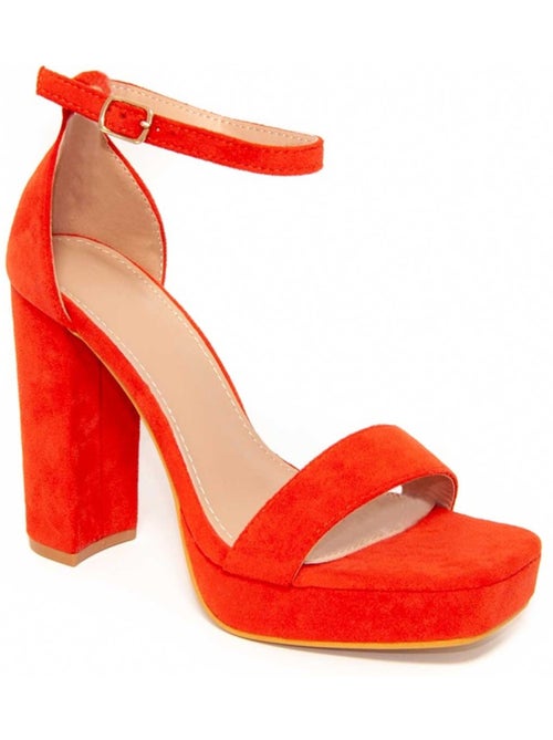 Sandali Con Tacco Materiale Sintetico Montevita - Kiabi