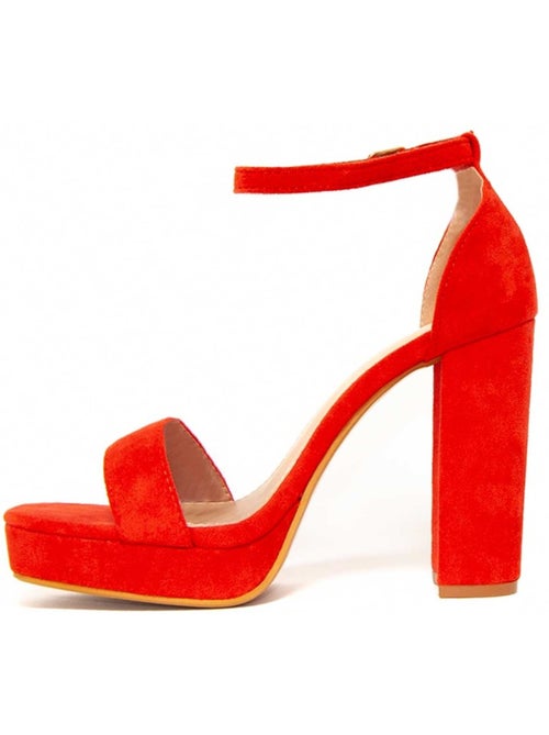 Sandali Con Tacco Materiale Sintetico Montevita - Kiabi