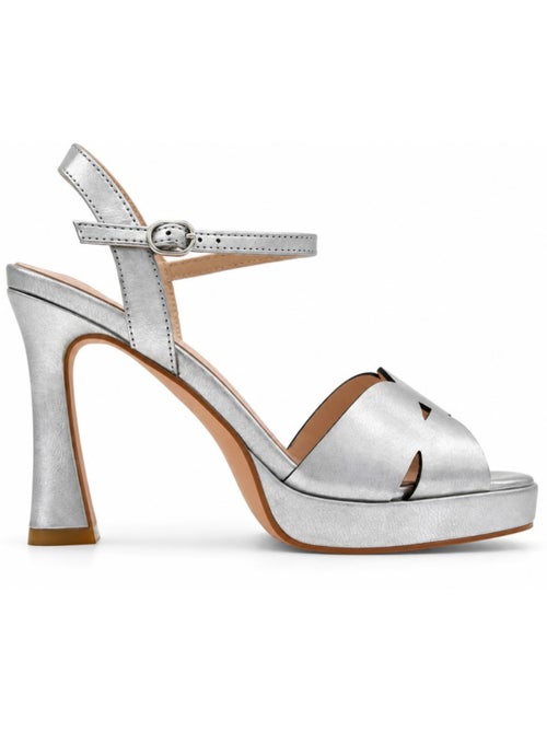 Sandali con tacco materiale sintetico montevita - Kiabi Sandali con tacco materiale sintetico montevita - Kiabi