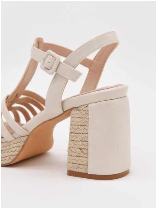 Sandali Con Tacco Materiale Sintetico Montevita - Kiabi