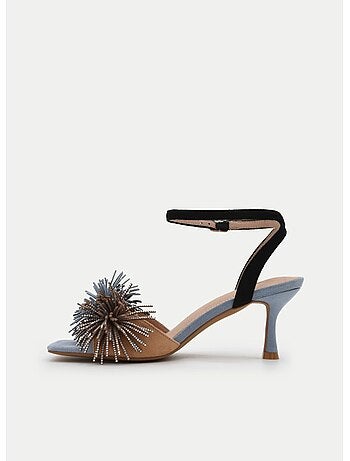 Sandali Con Tacco Materiale Sintetico Montevita