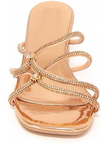 Sandali Con Tacco Materiale Sintetico Montevita