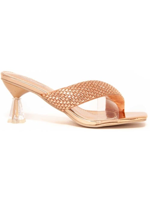 Sandali Con Tacco Materiale Sintetico Montevita - Kiabi