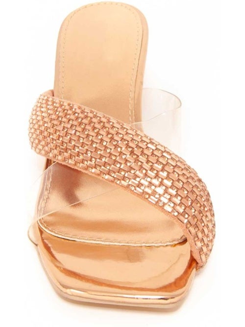 Sandali Con Tacco Materiale Sintetico Montevita - Kiabi