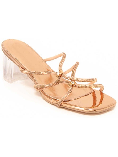 Sandali Con Tacco Materiale Sintetico Montevita - Kiabi Sandali Con Tacco Materiale Sintetico Montevita - Kiabi
