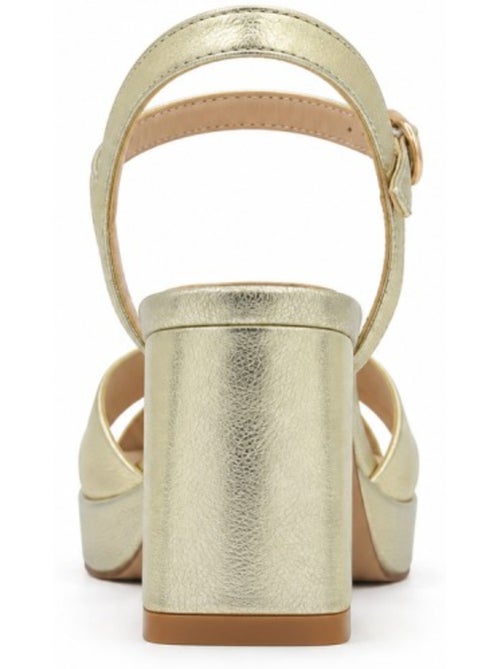 Sandali con tacco materiale sintetico montevita - Kiabi