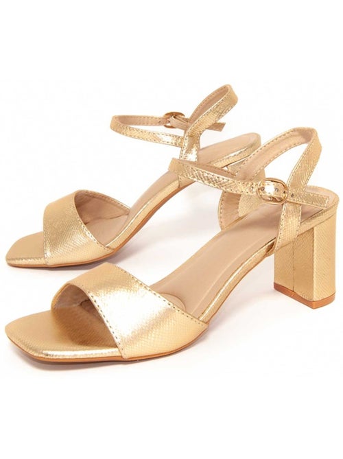 Sandali Con Tacco Materiale Sintetico Montevita - Kiabi