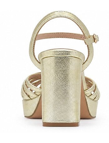 Sandali con tacco materiale sintetico montevita
