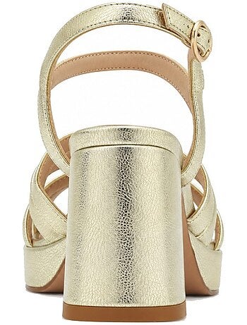 Sandali con tacco materiale sintetico montevita
