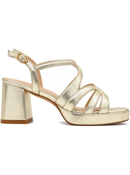 Sandali con tacco materiale sintetico montevita - Kiabi Sandali con tacco materiale sintetico montevita - Kiabi