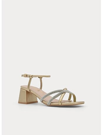 Sandali Con Tacco Materiale Sintetico Montevita