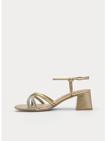 Sandali Con Tacco Materiale Sintetico Montevita