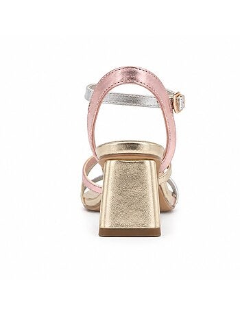 Sandali con tacco materiale sintetico montevita