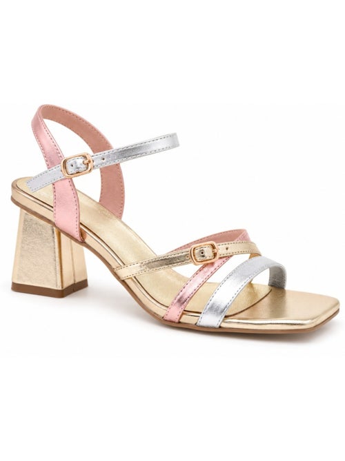 Sandali con tacco materiale sintetico montevita - Kiabi Sandali con tacco materiale sintetico montevita - Kiabi
