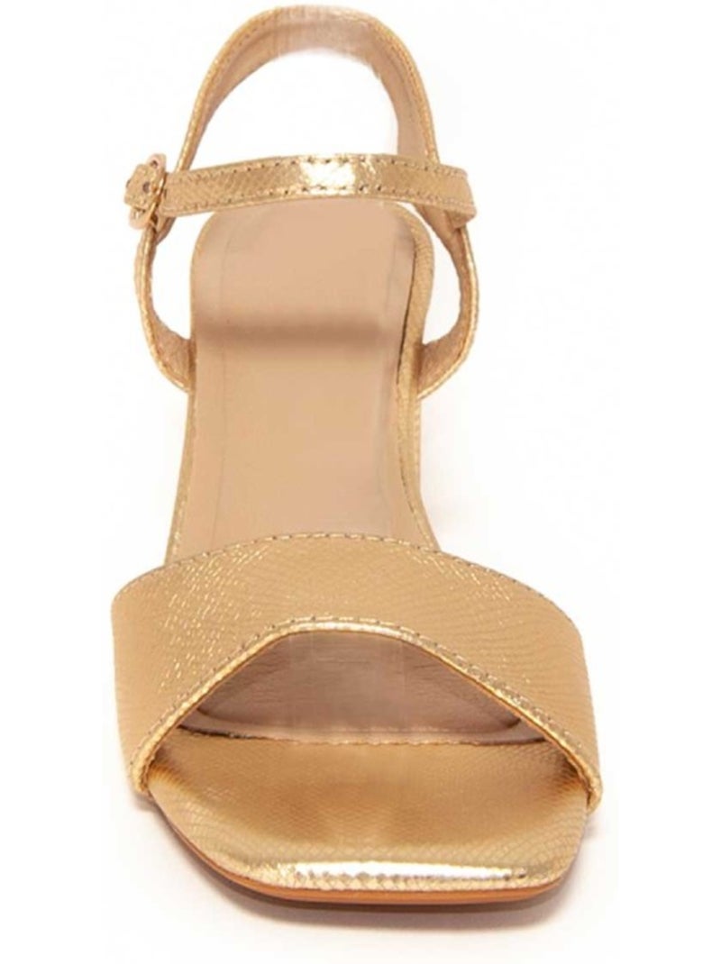 Sandali Con Tacco Materiale Sintetico Montevita Dorato/Oro - Kiabi