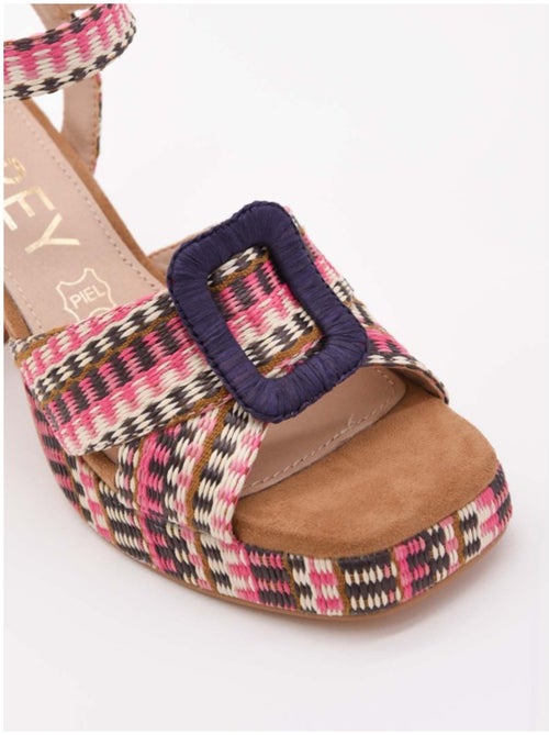 Sandali Con Tacco Materiale Sintetico Montevita - Kiabi