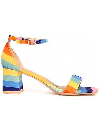 Sandali Con Tacco Materiale Sintetico Montevita
