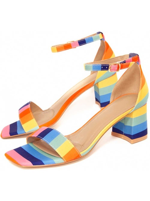 Sandali Con Tacco Materiale Sintetico Montevita - Kiabi