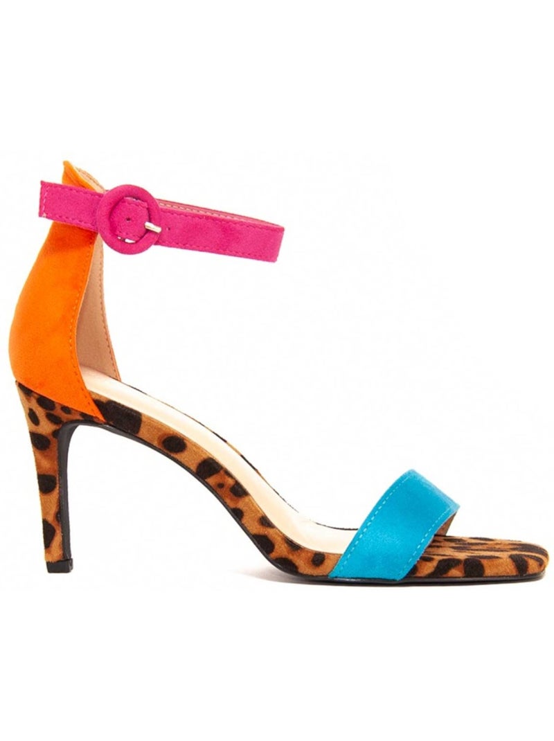 Sandali Con Tacco Materiale Sintetico Montevita Multicolore - Kiabi