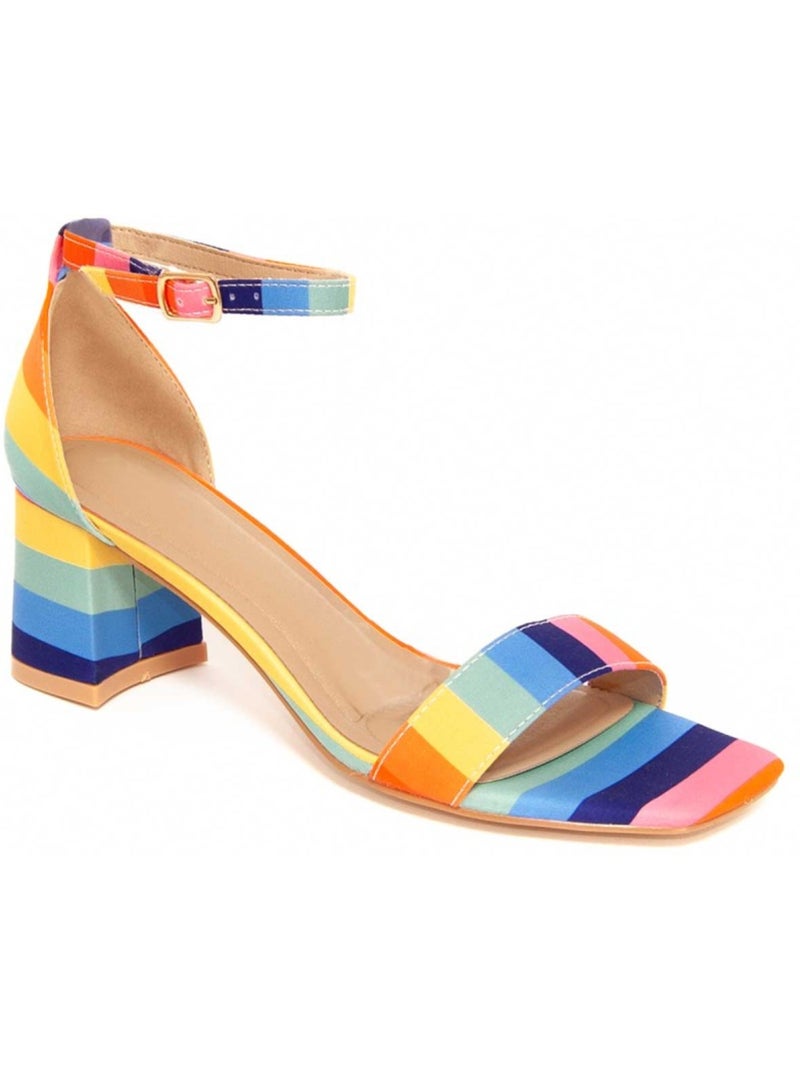 Sandali Con Tacco Materiale Sintetico Montevita Multicolore - Kiabi