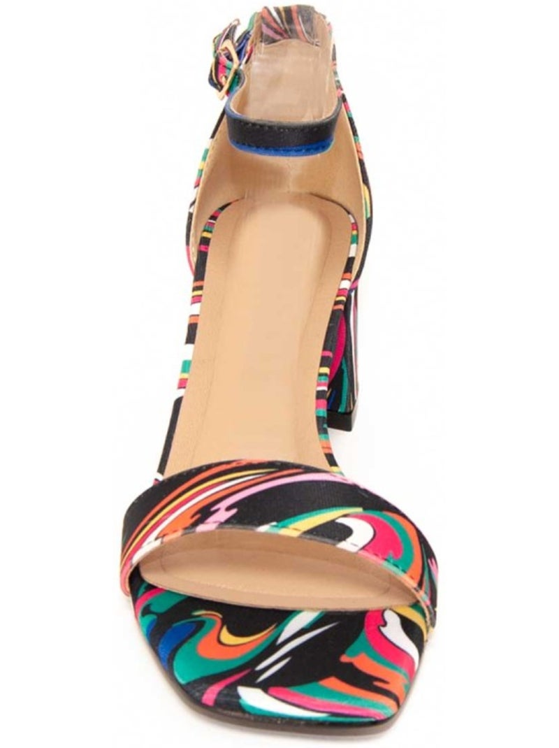 Sandali Con Tacco Materiale Sintetico Montevita Multicolore - Kiabi