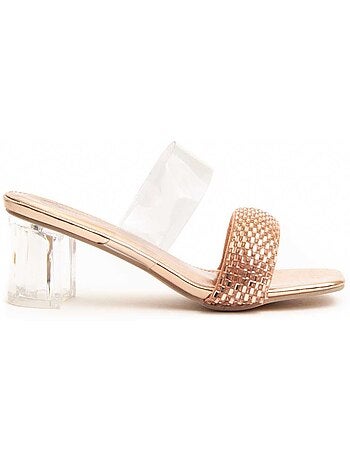 Sandali Con Tacco Materiale Sintetico Montevita