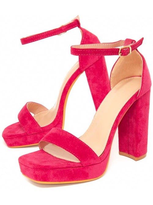 Sandali Con Tacco Materiale Sintetico Montevita - Kiabi