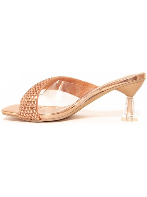 Sandali Con Tacco Materiale Sintetico Montevita - Kiabi Sandali Con Tacco Materiale Sintetico Montevita - Kiabi