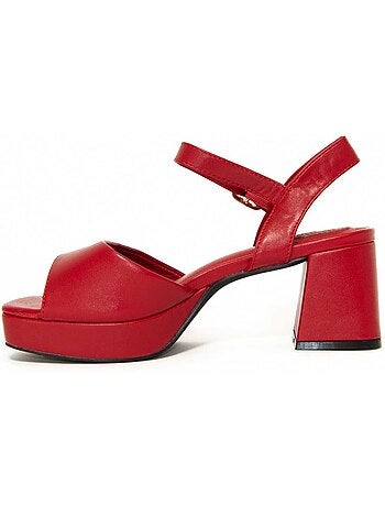 Sandali Con Tacco Materiale Sintetico Montevita