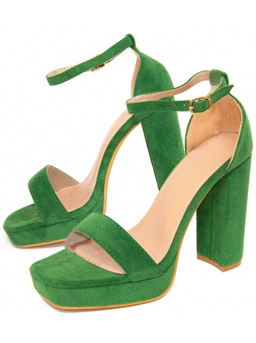 Sandali Con Tacco Materiale Sintetico Montevita - Kiabi