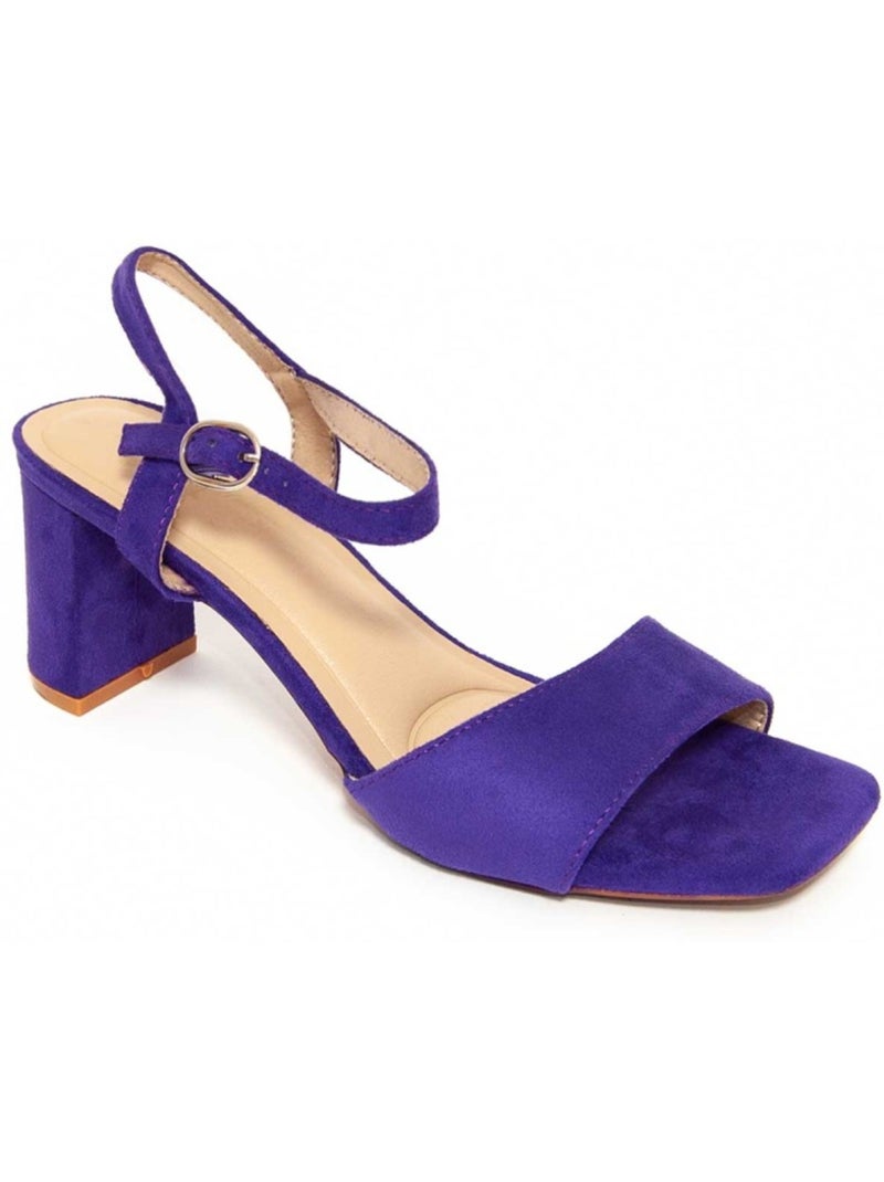 Sandali Con Tacco Materiale Sintetico Montevita Viola - Kiabi