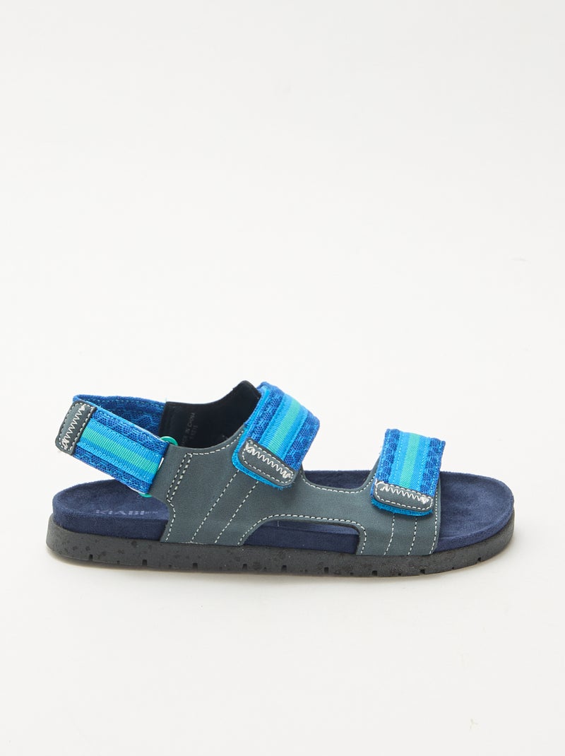 Sandali con velcro Blu - Kiabi