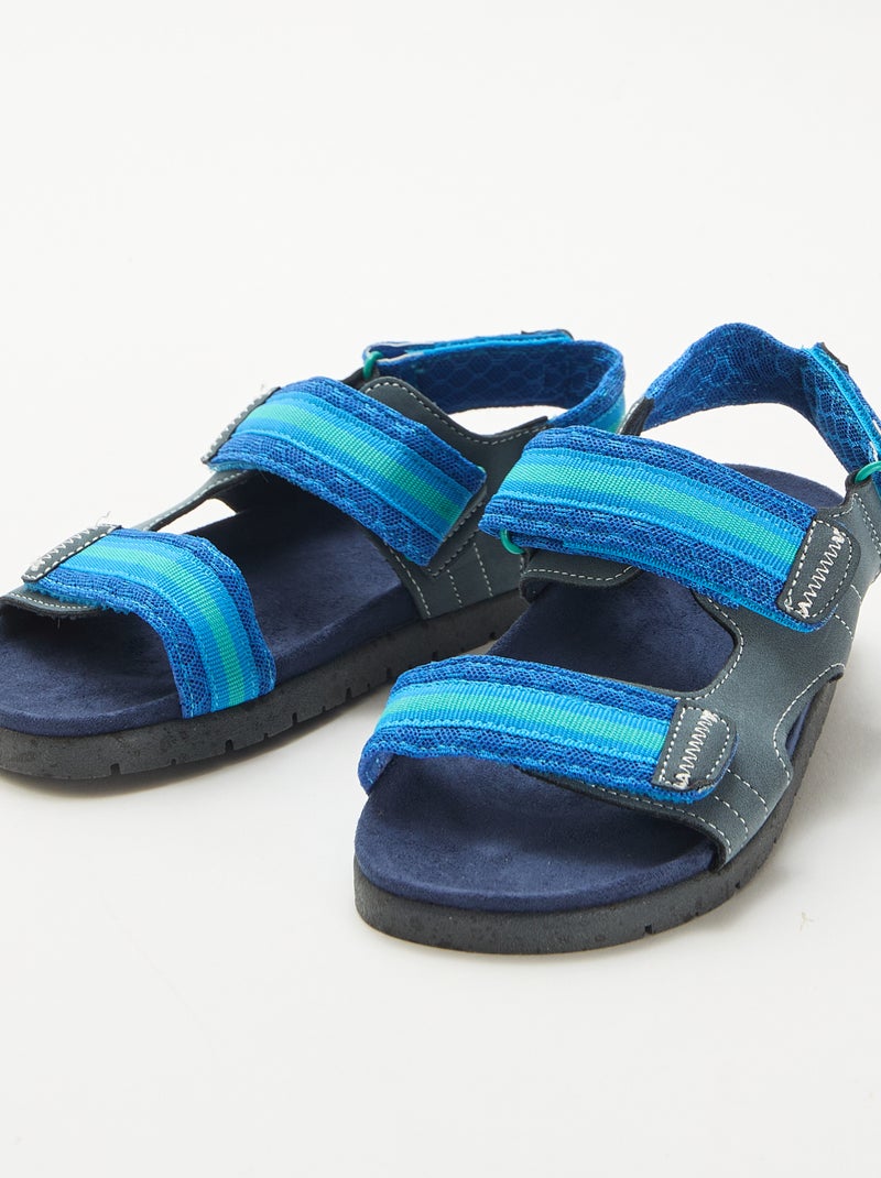 Sandali con velcro Blu - Kiabi