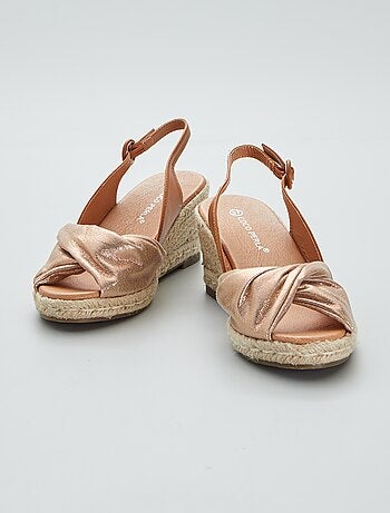 Scarpe con zeppa, aperte e chiuse, con dettagli - taglia 41 - Kiabi