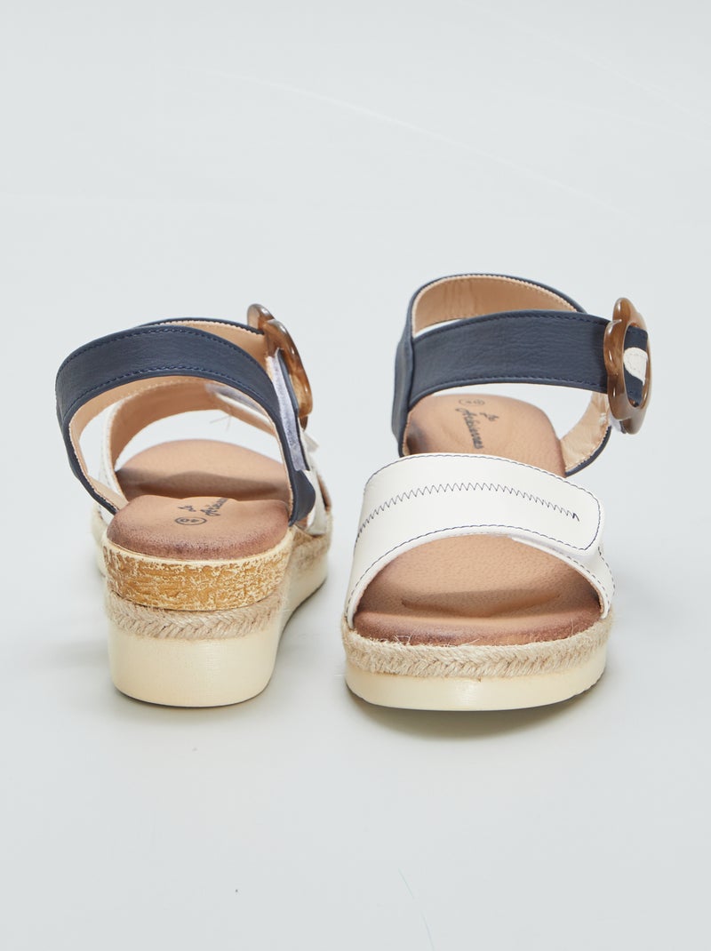 Eleganti Sandali Donna Dream Pairs Zeppa 7cm Con Fibbia Sandali