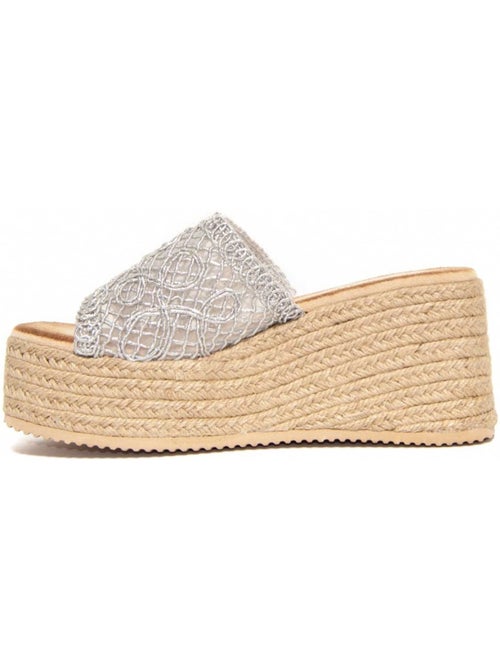 Sandali Con Zeppa Materiale Sintetico Montevita - Kiabi Sandali Con Zeppa Materiale Sintetico Montevita - Kiabi