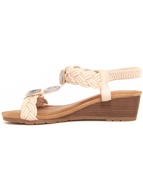 Sandali Con Zeppa Materiale Sintetico Montevita - Kiabi