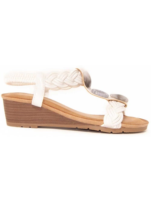 Sandali Con Zeppa Materiale Sintetico Montevita - Kiabi