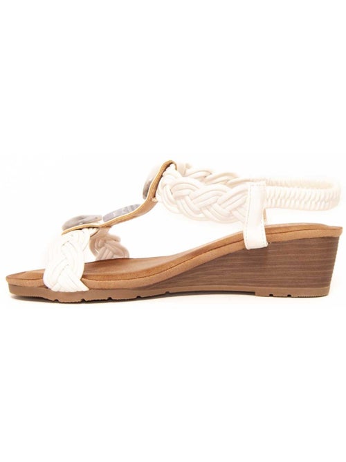 Sandali Con Zeppa Materiale Sintetico Montevita - Kiabi