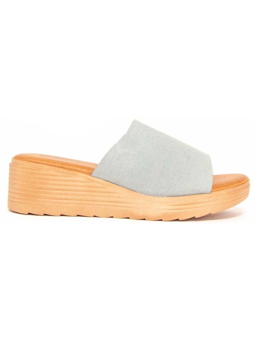 Sandali Con Zeppa Materiale Sintetico Montevita - Kiabi