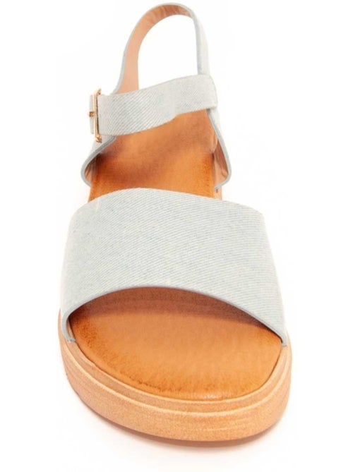 Sandali Con Zeppa Materiale Sintetico Montevita - Kiabi